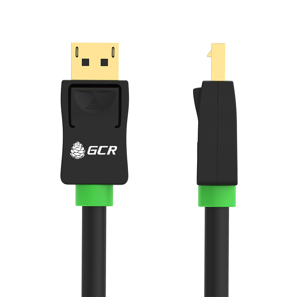 Кабель DisplayPort v1.2 4K 75Hz 5К 30Hz 21 Гбит/с для ТВ PS3 PS4 X-Box 360 Blue-Ray 24K GOLD