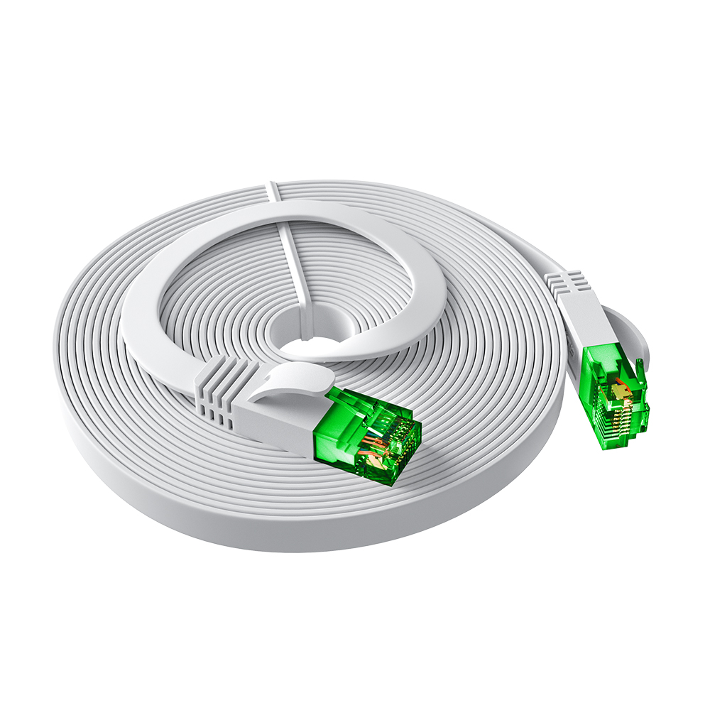 GCR PRO плоский UTP Патч-корд кат.6 LSZH PROF прямой медь литой RJ45 T568B