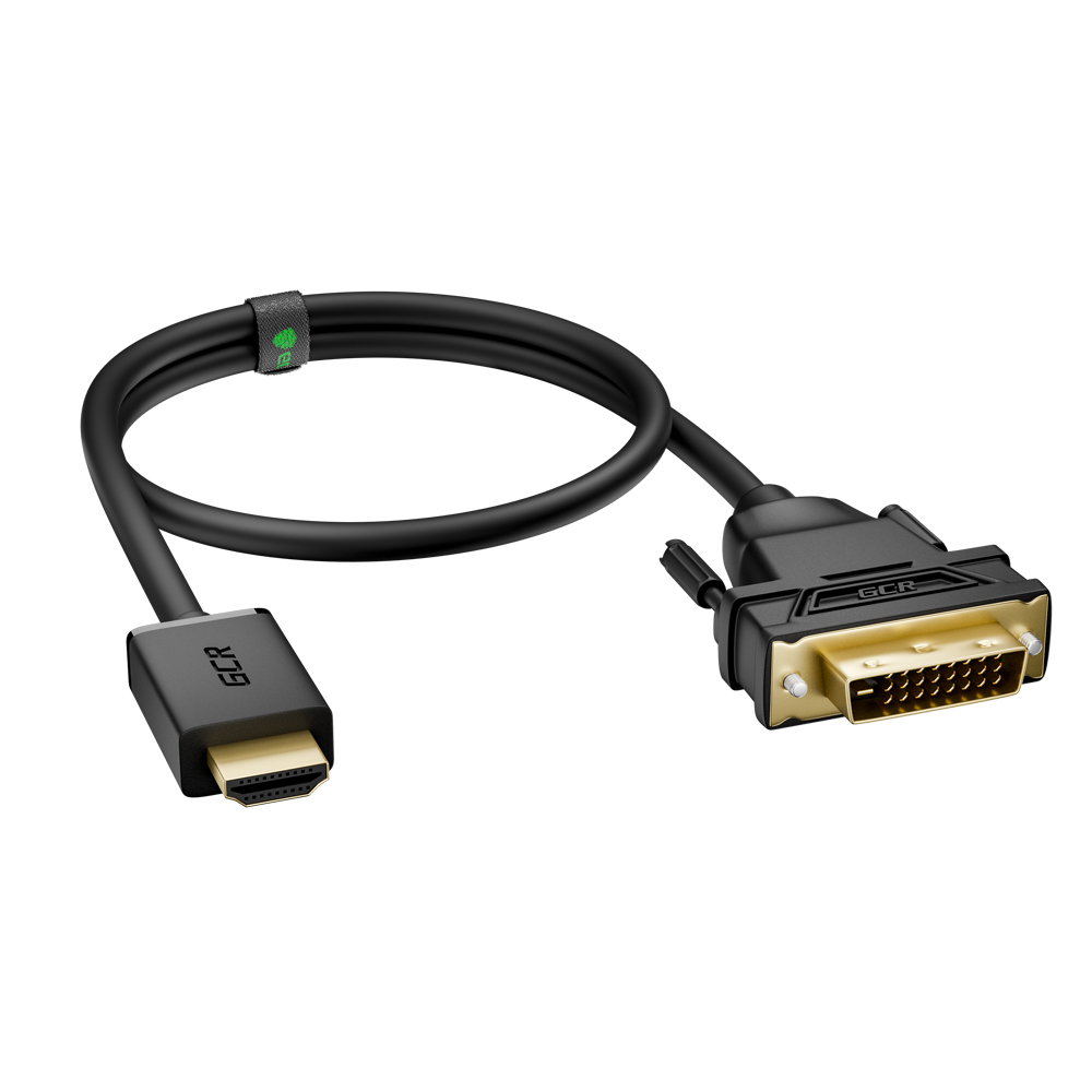 Кабель переходник HDMI - DVI-D двунаправленный для Smart TV PS4 монитора