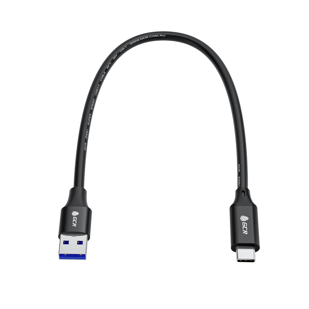 GCR PRO Кабель USB 3.0 AM/CM 5 Гбит/c 60W экран с армированием
