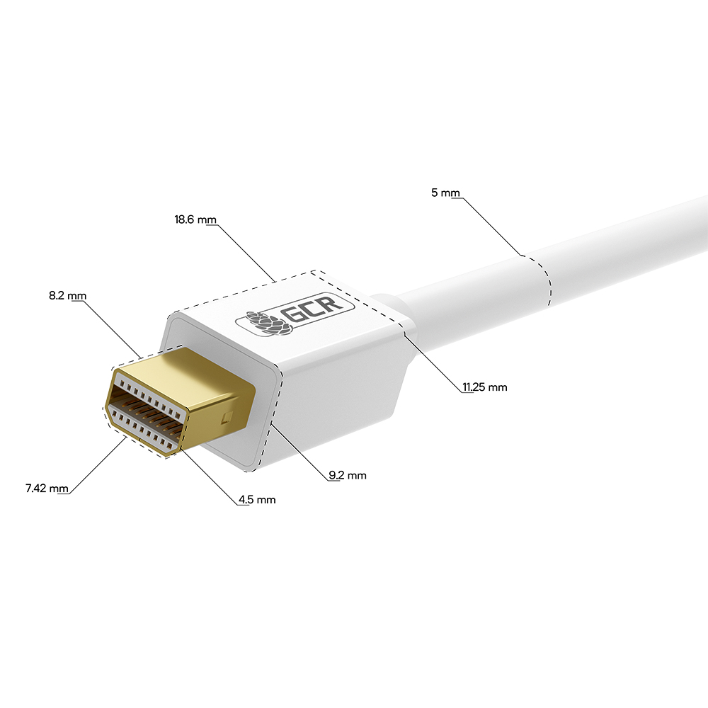 Кабель-переходник mini DisplayPort > HDMI поддержка 4K
