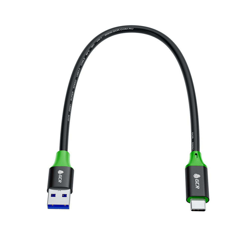 GCR PRO Кабель USB 3.0 AM/CM 5 Гбит/c 60W экран с армированием