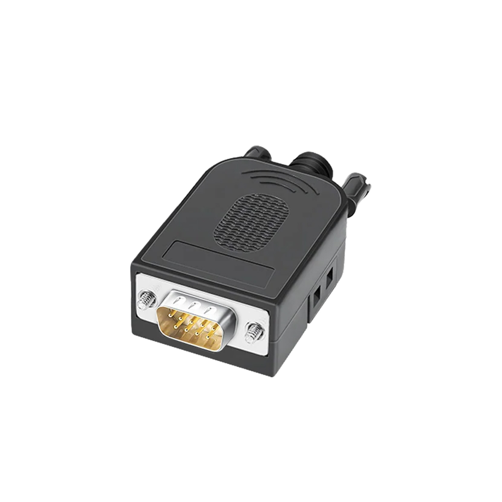 Разъем DIY COM DB9M RS-232 в корпусе пластик