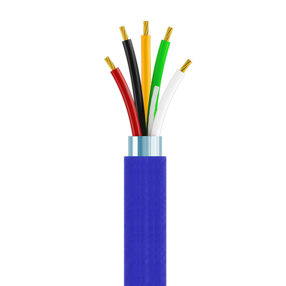 GCR DATA Кабель сигнальный USB 2.0 5 жил 28/24AWG многопроволочный оплетка текстиль экран