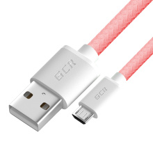 GCR PRO Кабель MicroUSB быстрая зарядка QC нейлон