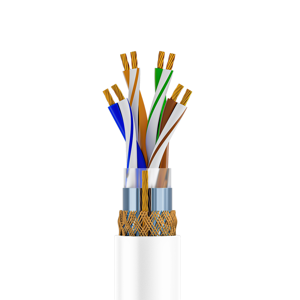 GCR Кабель LAN витая пара SF/UTP кат.5e медь 4*2*7/0.2 многожильный