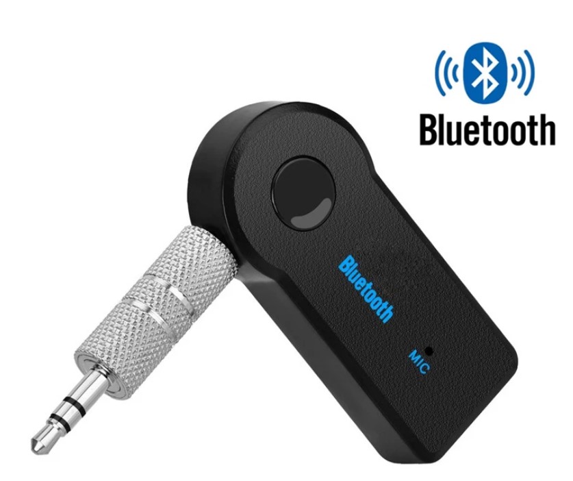 Беспроводной Bluetooth AUX с микрофоном автомобильный 3,5 мм