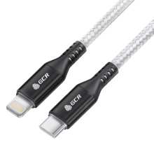 Кабель TypeC Lightning нейлон MFI Power Delivery 18W для зарядки iPhone 13 12 11 X 8