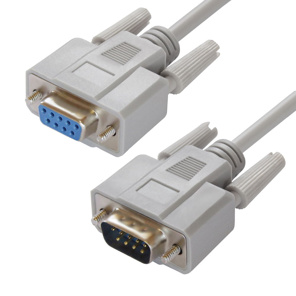 Модемный кабель удлинитель RS-232 COM DB9M/DB9F для подключения профессионального оборудования