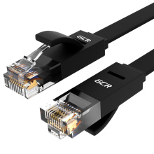 Патч-корд PROF плоский UTP cat.6 10 Гбит/с RJ45 LAN компьютерный кабель для интернета медный контакты 24K GOLD