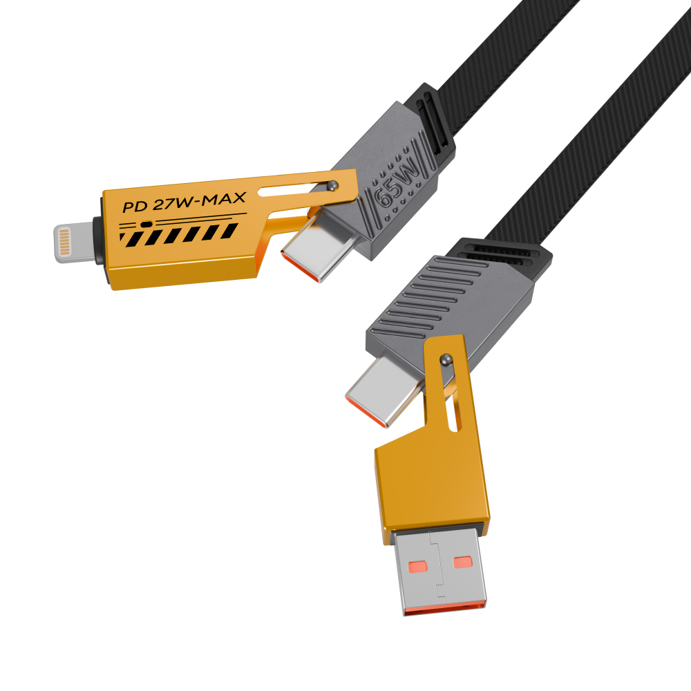 Кабель USB Type-C 4в1 PD 60W Type-C / Lightning для iPhone MacBook Pro Air iPad Samsung