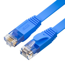 Патч-корд PROF плоский UTP cat.6 10 Гбит/с RJ45 LAN компьютерный кабель для интернета медный контакты 24K GOLD