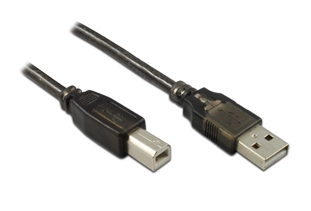 Защищенный кабель USB 2.0 AM/BM для принтера МФУ