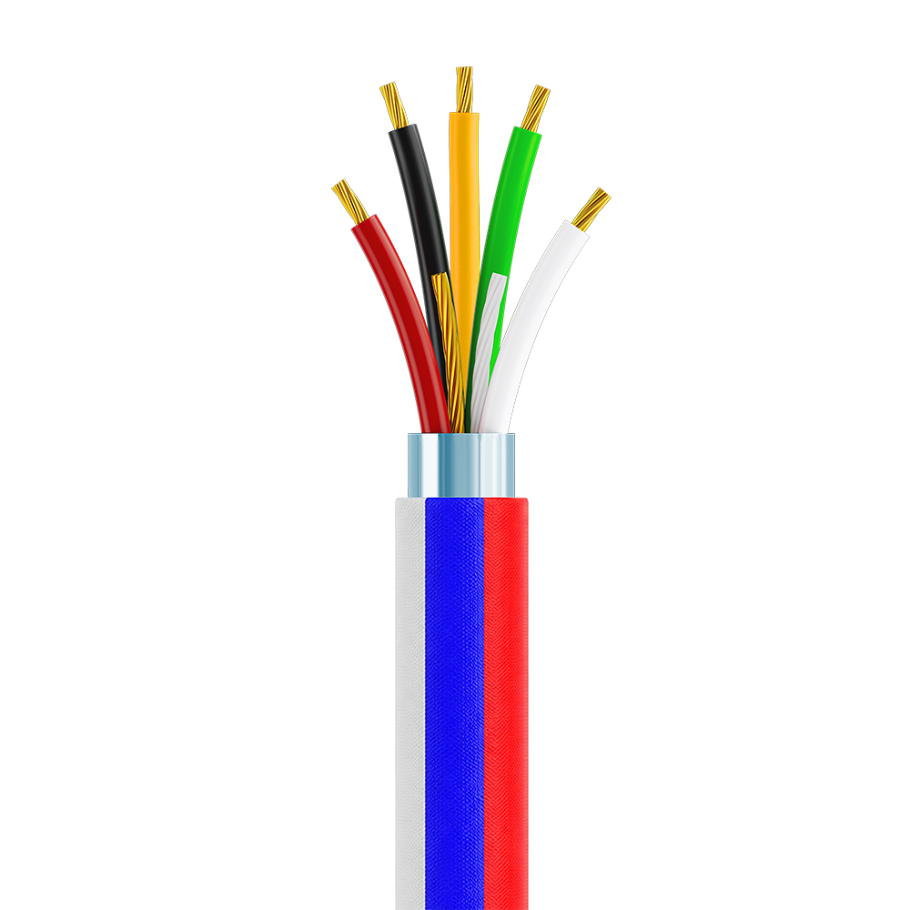 GCR DATA Кабель сигнальный USB 2.0 5 жил 28/24AWG многопроволочный оплетка текстиль экран