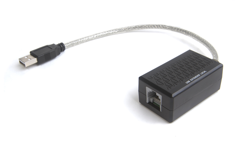 Адаптер-удлинитель активный USB 2.0 по витой паре  AM / AF с доп. питанием до 60 метров