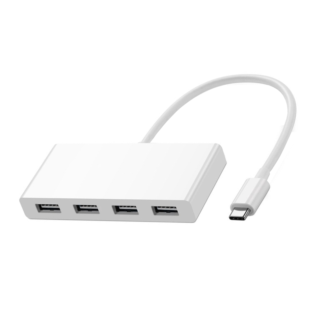 USB Hub TypeC 4в1 разветвитель на 4 порта USB 3.0 для MacBook 5Гбит/с