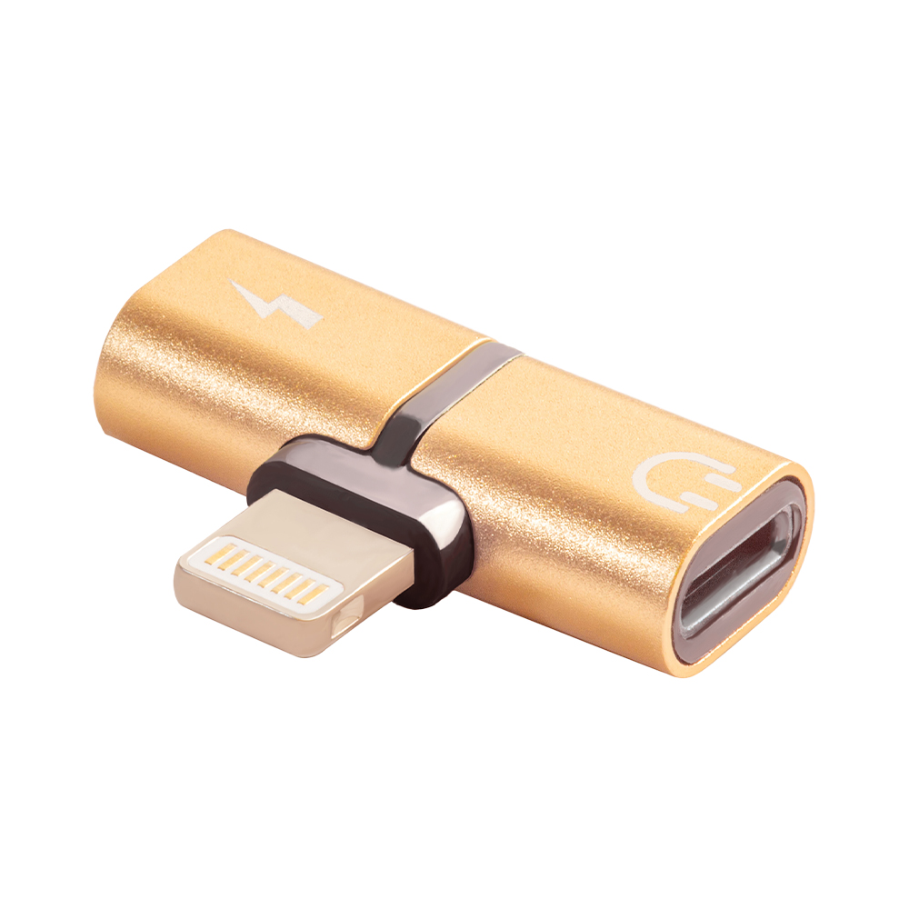 4PH Адаптер-переходник для Apple, Lightning > 2x Lightning, NO Sync Data