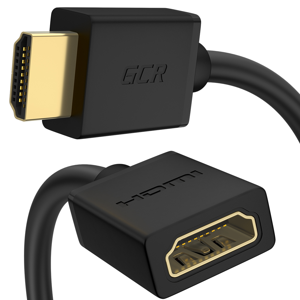 Кабель удлинитель HDMI v1.4 GCR для Smart TV 10 Гбит/с