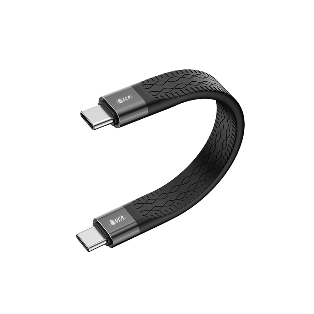 GCR PRO Кабель плоский USB4 Type-C 240W PD 40 Гбит/с 8K60Hz