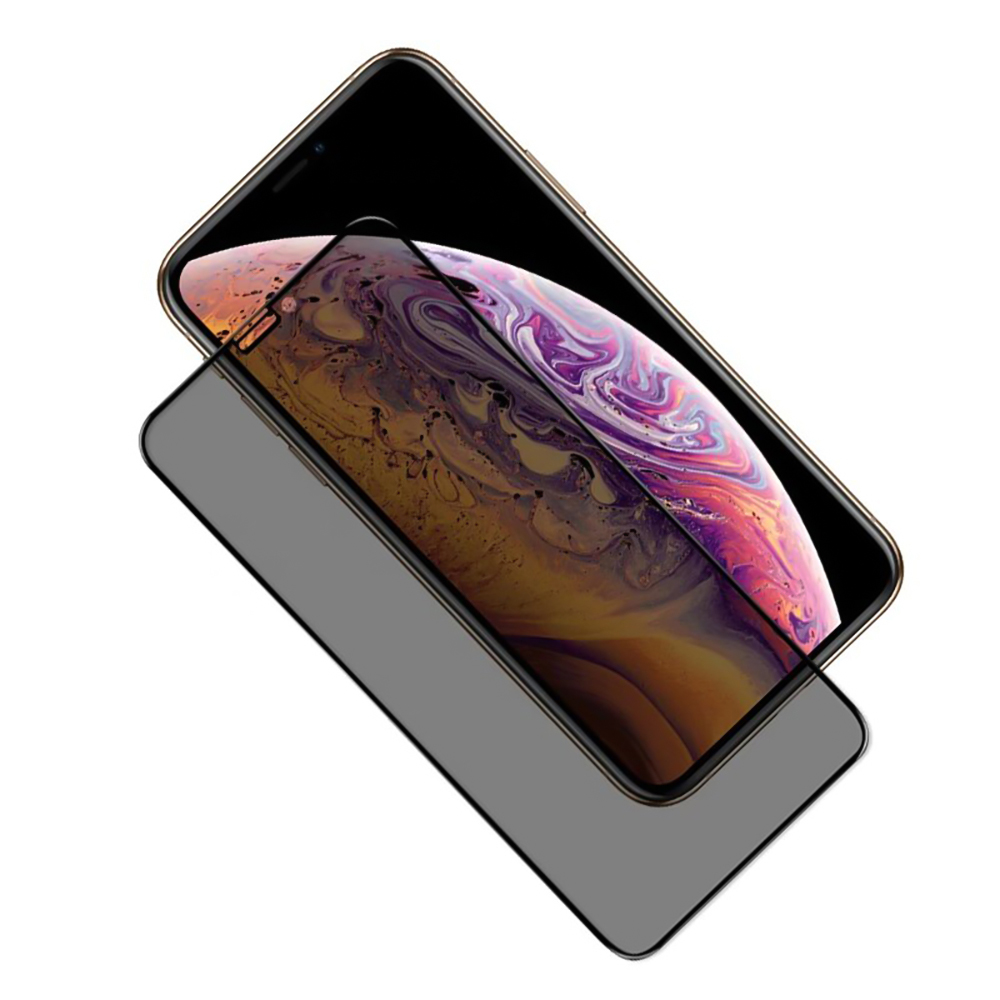Защитное стекло на экран Антишпион сверхпрочное для iPhone 12 Pro Премиальное качество
