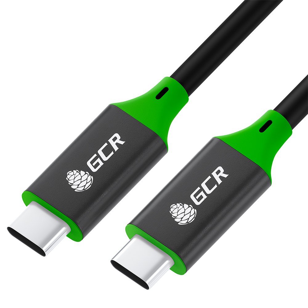GCR PRO Кабель USB 3.1 Type-C/Type-C 100W PD быстрая зарядка 10Гбит/с 4K