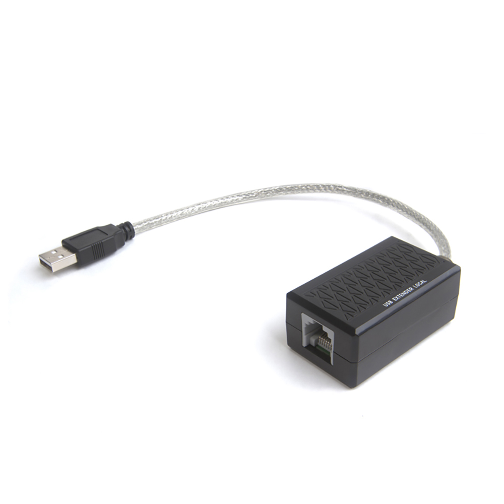 Удлинитель USB по витой паре передатчик AM/RJ45 + приемник AF/RJ45/разъем DC для доп. питания, для подключения периферийных устройств