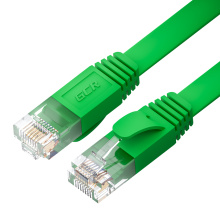 Патч-корд PROF плоский UTP cat.6 10 Гбит/с RJ45 LAN компьютерный кабель для интернета медный контакты 24K GOLD