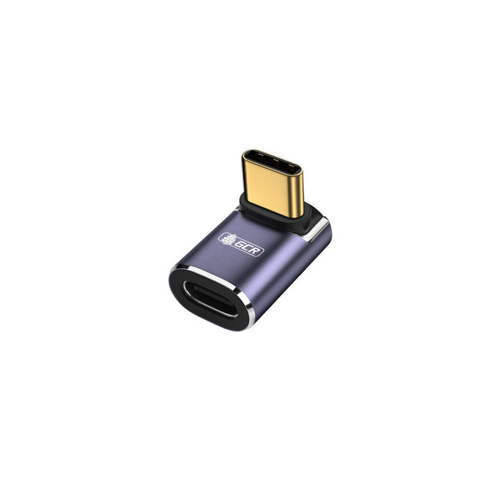 GCR Переходник USB4 Type-C угловой M/F 40Gbps 8K60Hz