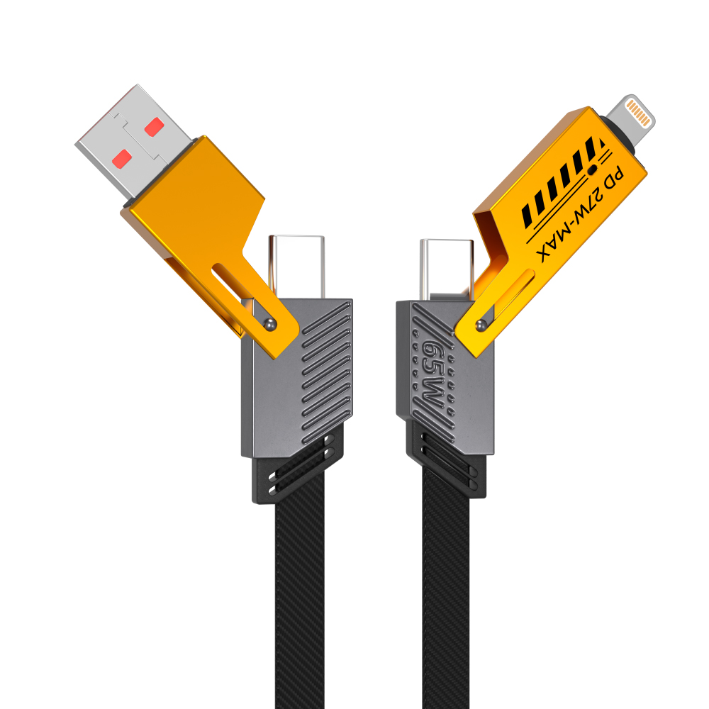 Кабель USB Type-C 4в1 PD 60W Type-C / Lightning для iPhone MacBook Pro Air iPad Samsung