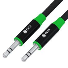 Аудиокабель stereo jack 3.5mm M/M GOLD для колонки JBL Sony SVEN