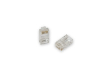 GCR Коннектор RJ-45 cat 5e UTP 8p8c (10 шт) для многожильного кабеля, поз. конт.
