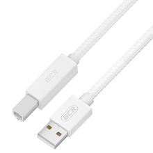 GCR PRO Кабель нейлон USB 2.0 AM/BM экран армирование