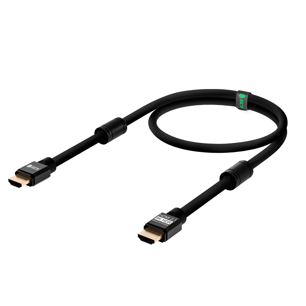 Кабель HDMI 2.1 8K 60Hz 4K 144Hz 48 Гбит/с для PS5 Xbox Series X Apple TV ферритовые фильтры 24K GOLD