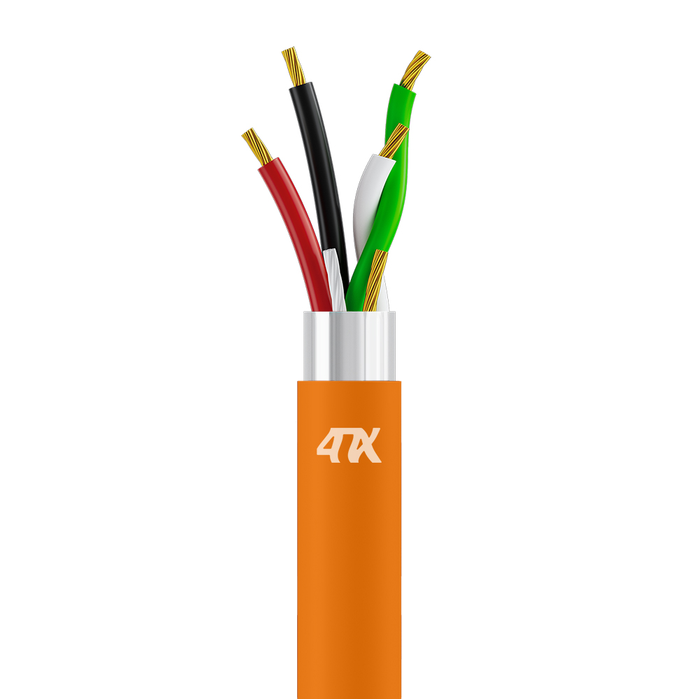 4PH DATA Кабель сигнальный TPE USB 2.0 4 жилы 28/22AWG многожильный экран