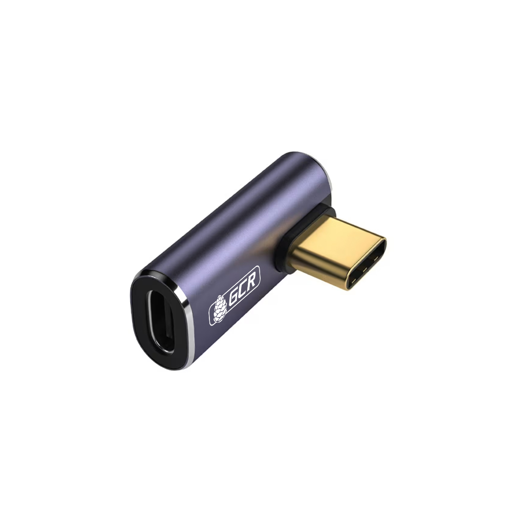 GCR Переходник USB4 Type-C угловой M/F 40Gbps 8K60Hz