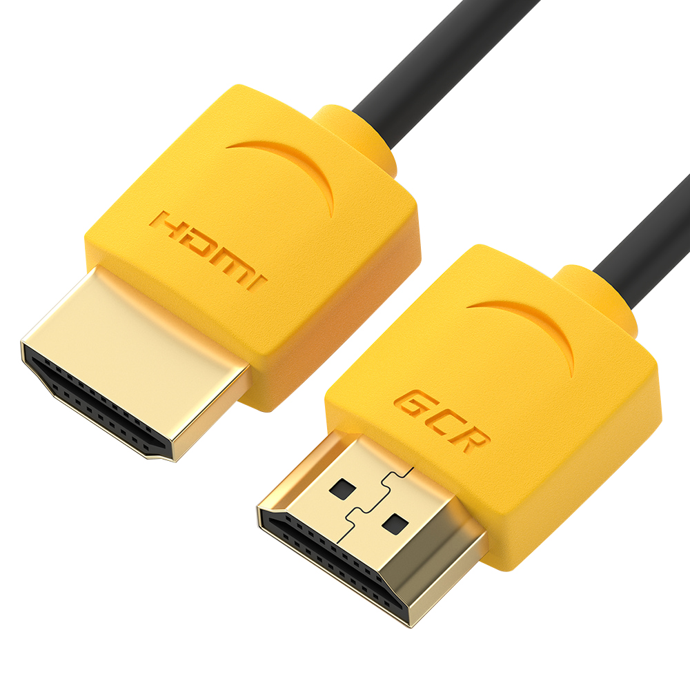 Кабель SLIM HDMI 2.0 Ultra HD 4K 60Hz 3D 18.0 Гбит/с для PS4 Xbox One Smart TV телевизора 24K GOLD