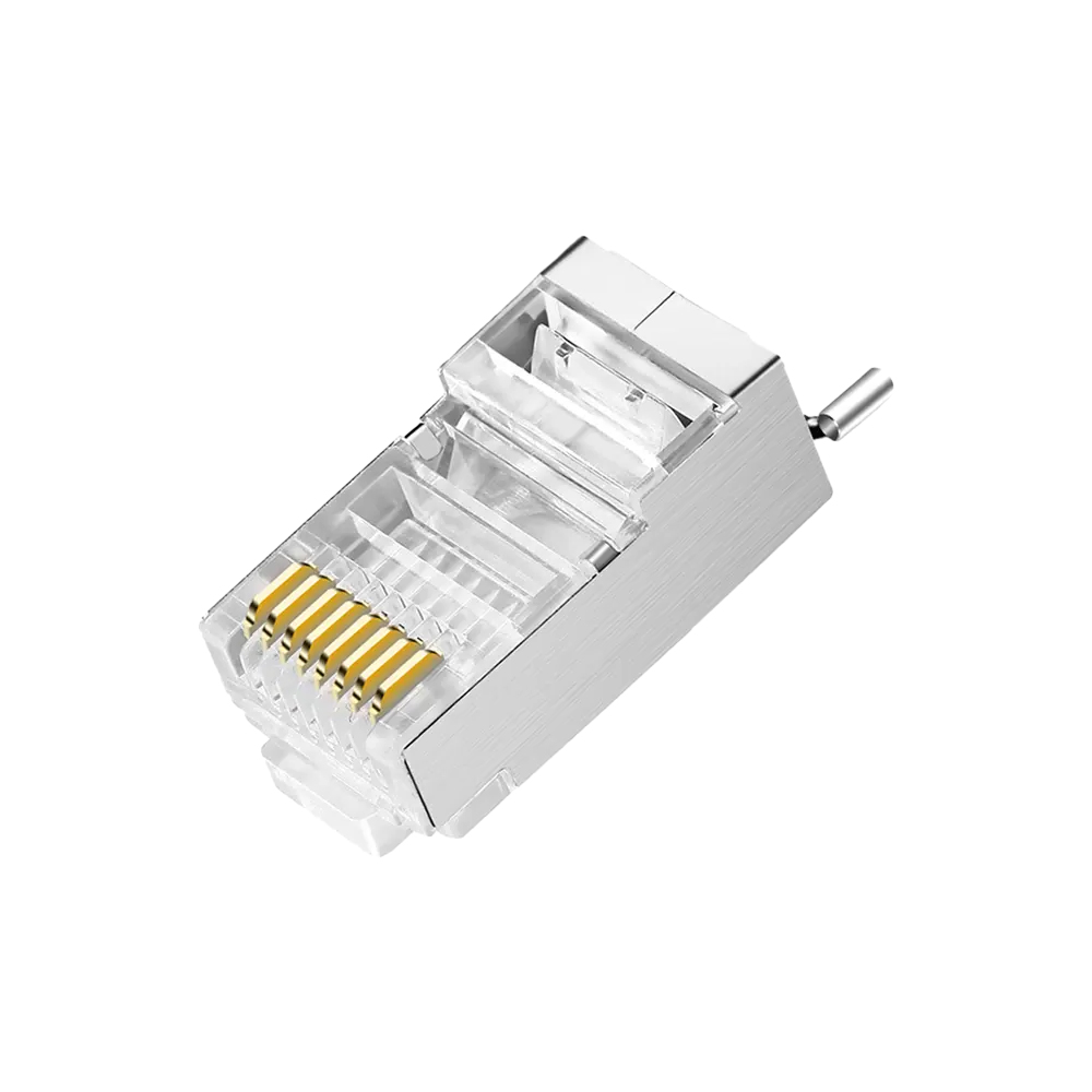 Коннектор RJ-45 cat.5e FTP для многожильного кабеля, экранированный 10 шт