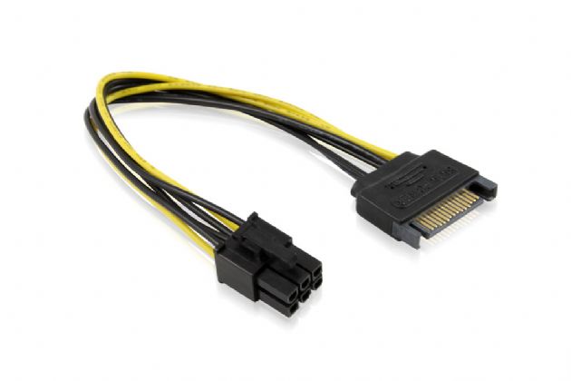 Переходник питания SATA на PCI-E 6pin Greenconnect GC-ST218