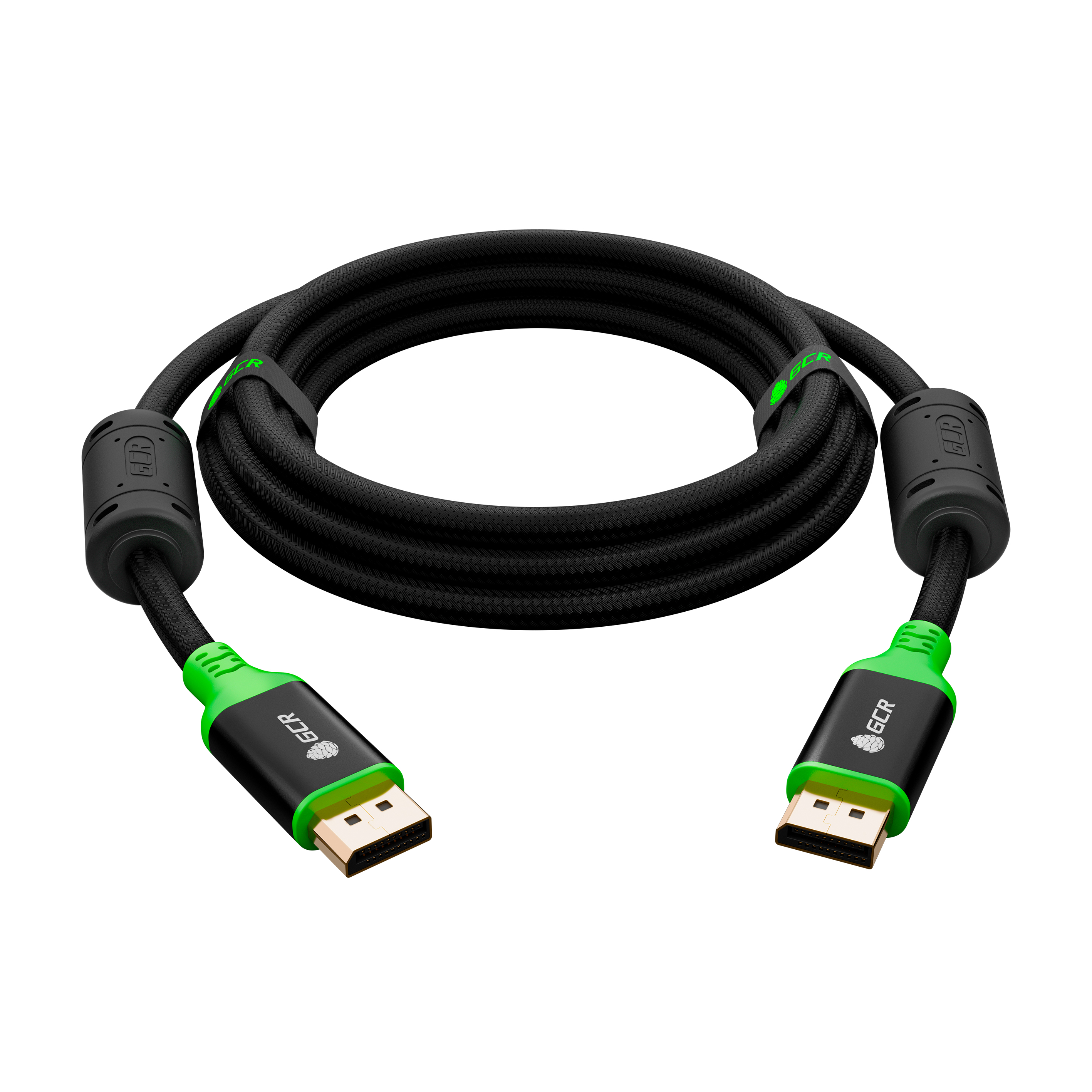 GCR PRO Кабель PROF DP v1.4 ферриты 8K 60Hz 32 Гбит/с в оплетке нейлон AL корпус