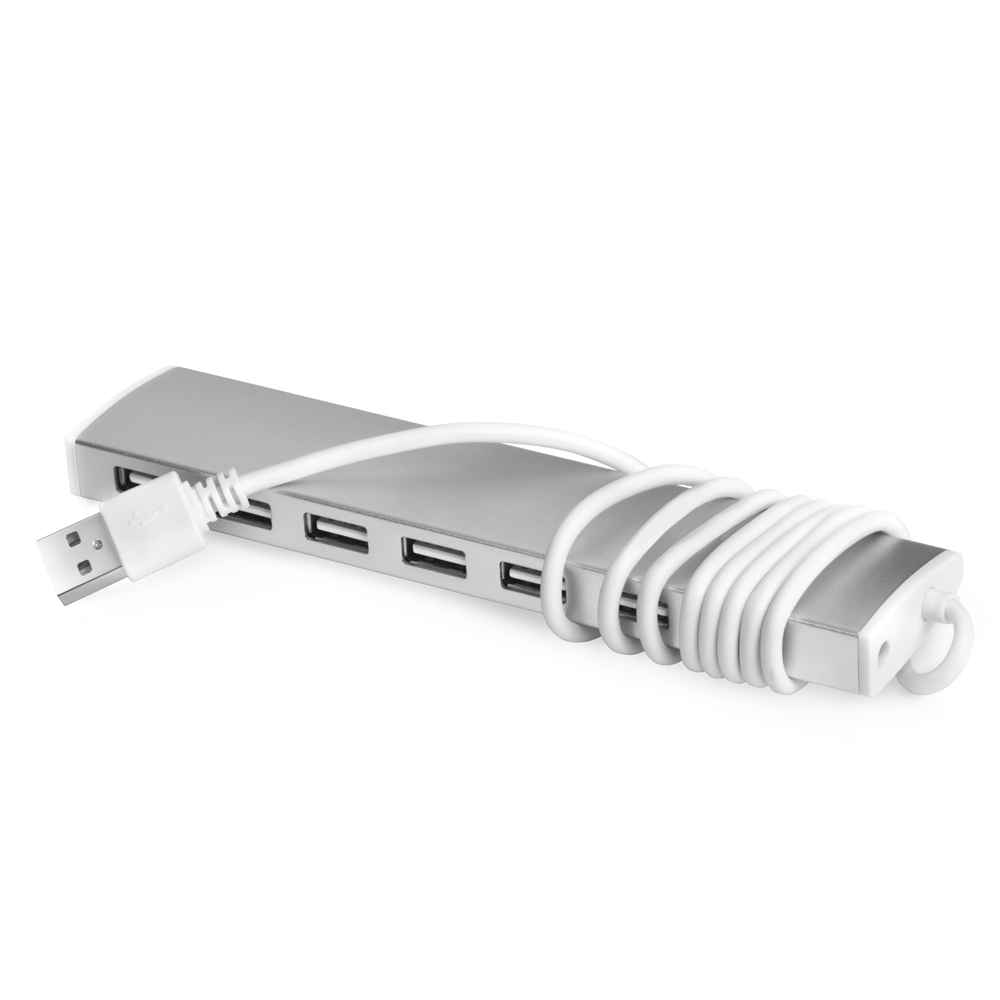 USB Hub разветвитель на 7 портов LED + разъем для доп. питания