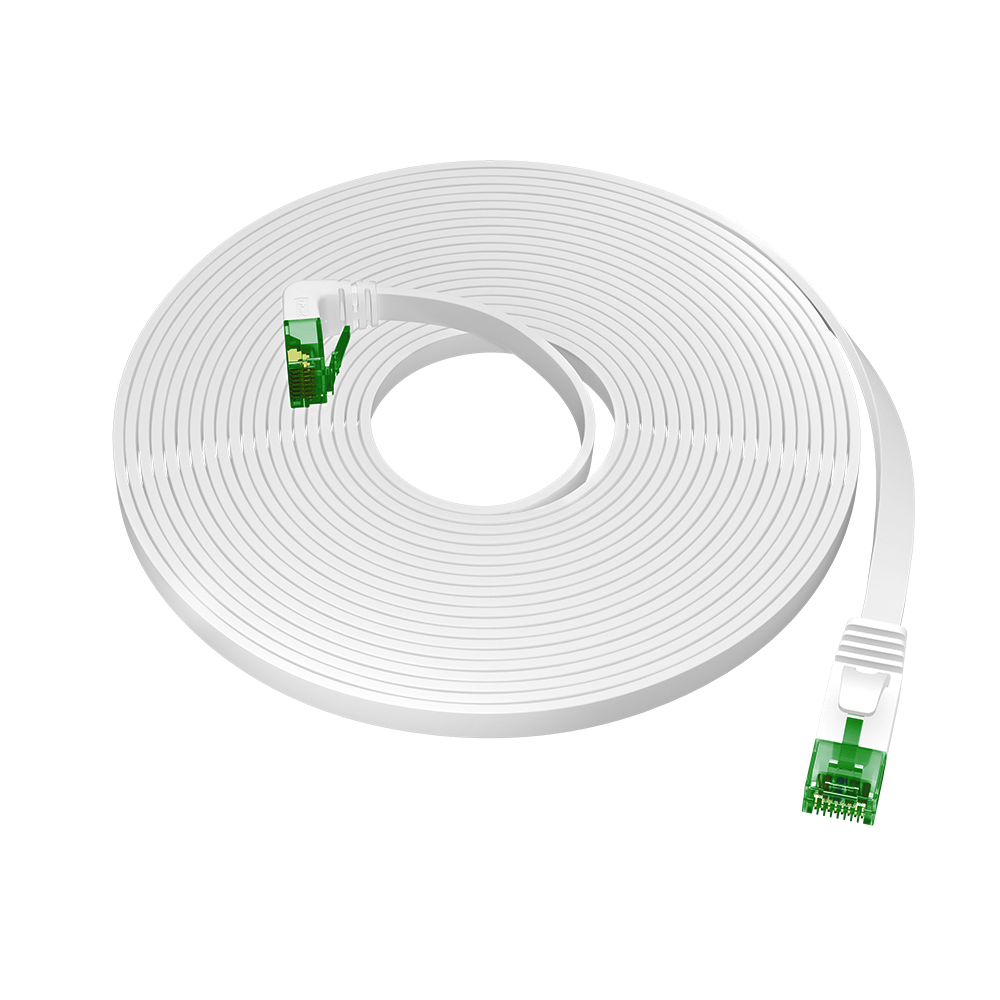 GCR PRO плоский угол верхний UTP Патч-корд кат.6 LSZH PROF прямой медь литой RJ45 T568B