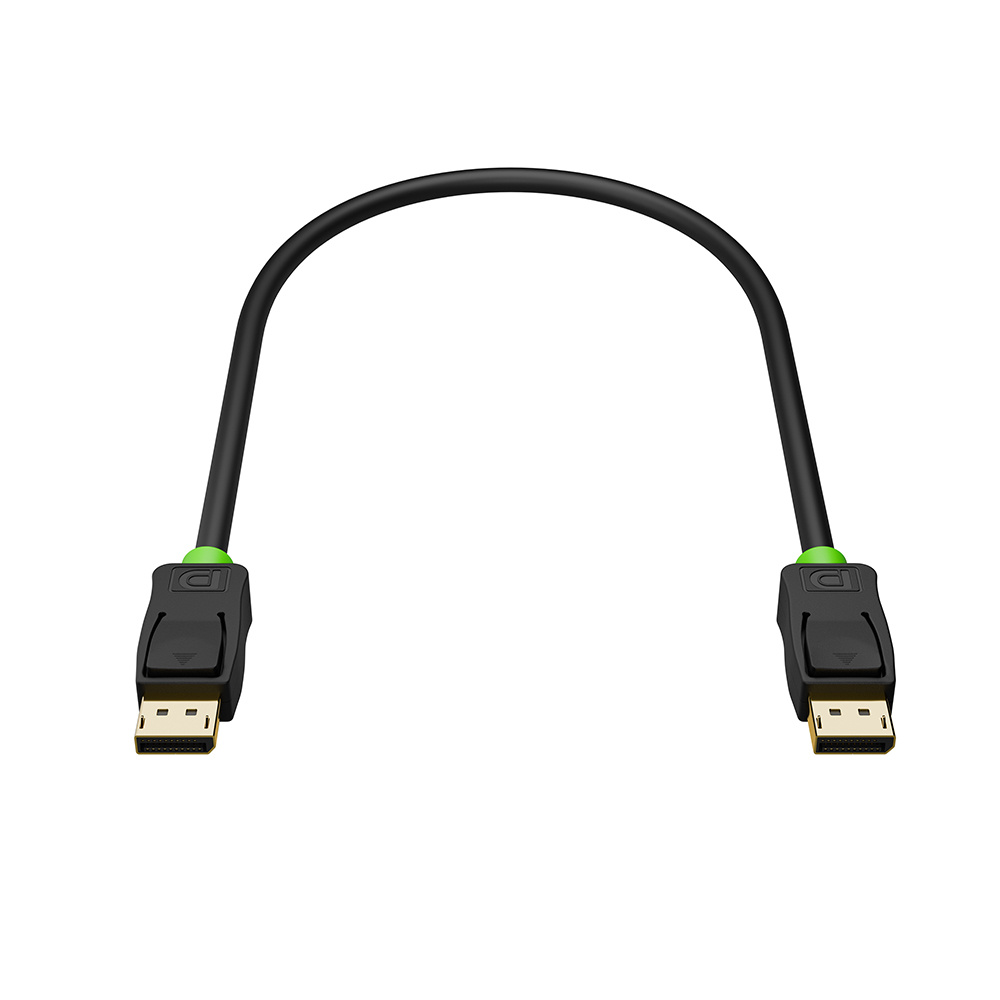 Кабель DisplayPort v1.2 4K 75Hz 5К 30Hz 21 Гбит/с для ТВ PS3 PS4 X-Box 360 Blue-Ray 24K GOLD