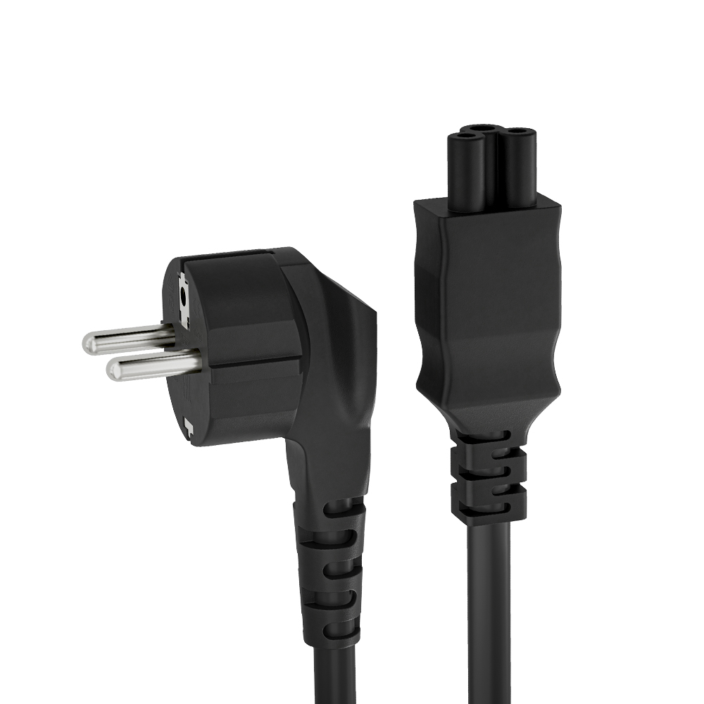 ELS Кабель питания евровилка Schuko - C5 медь