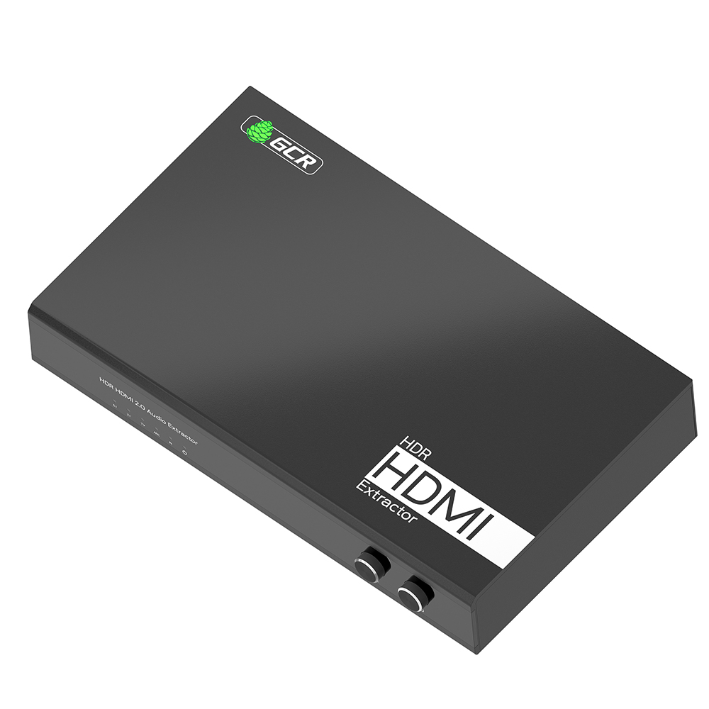 GCR PRO Конвертер Audio Extractor HDMI 2.0 1x1 18G HDR 4K60Hz 4:4:4 HDCP 2.2