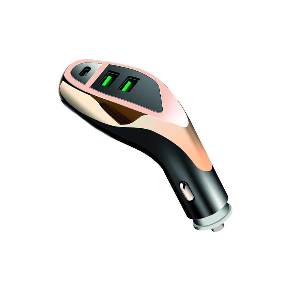 Автомобильное зарядное устройство на 3 USB порта быстрая зарядка