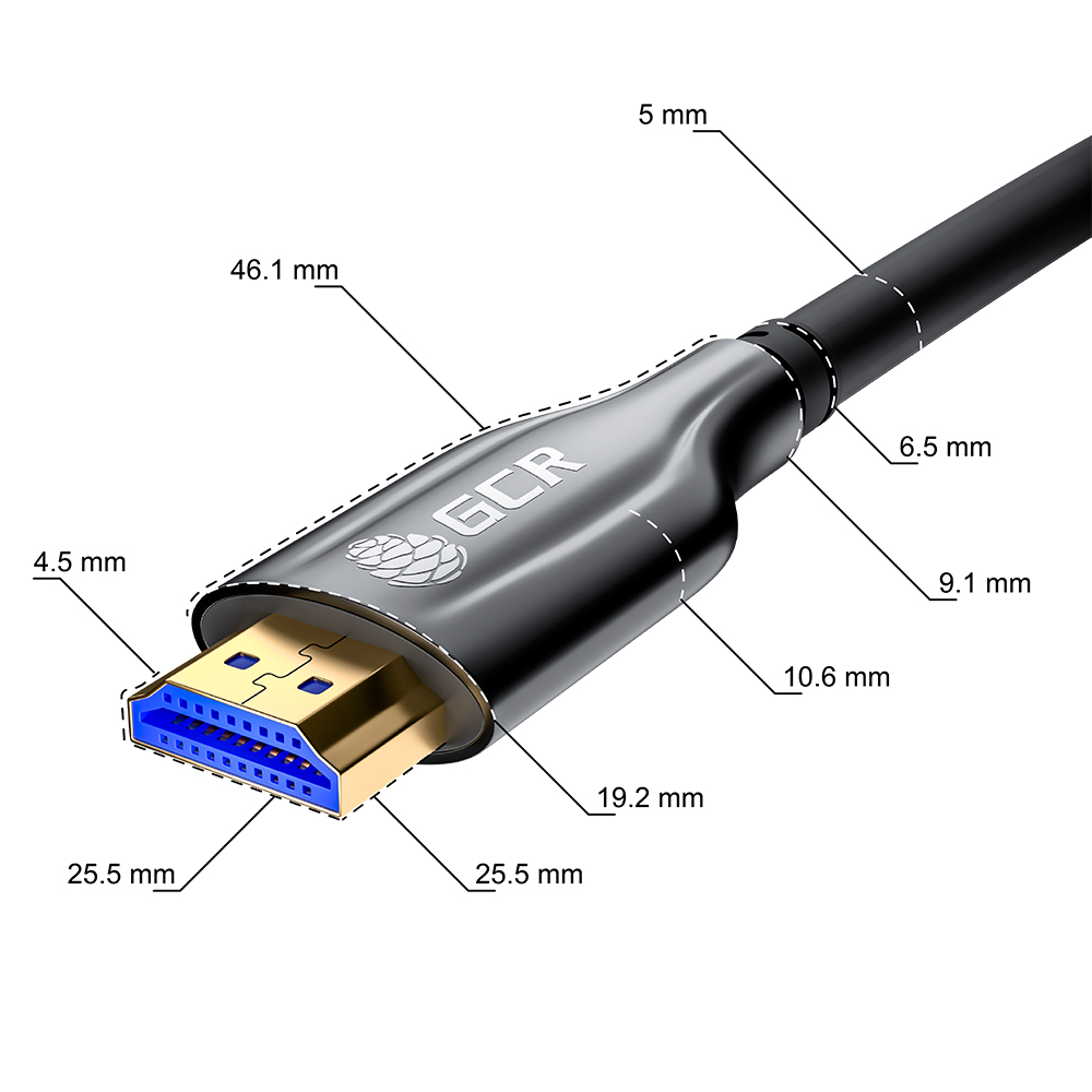 Оптический кабель HDMI 2.1 8K 60Hz для подключения SmartTV AppleTV XBOX Series X PS5