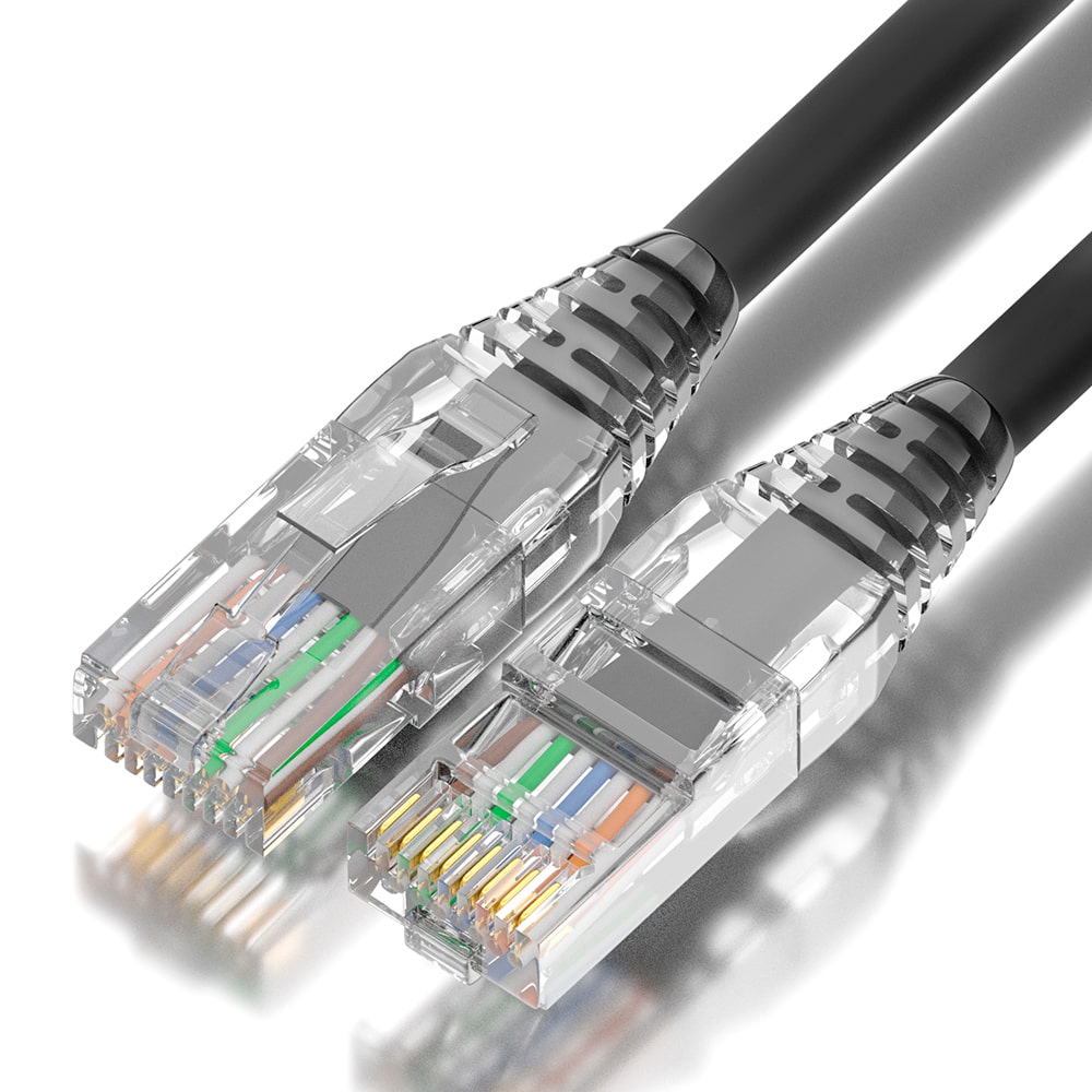Патч-корд LSZH UTP cat.5e 1 Гбит/с RJ45 LAN CCA компьютерный кабель для интернета контакты 24K GOLD