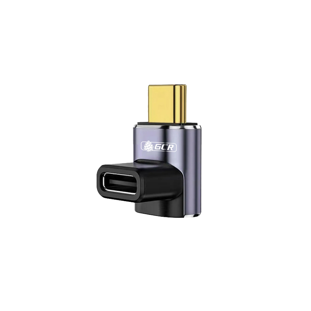 GCR Переходник USB4 Type-C угловой M/F 40Gbps 8K60Hz