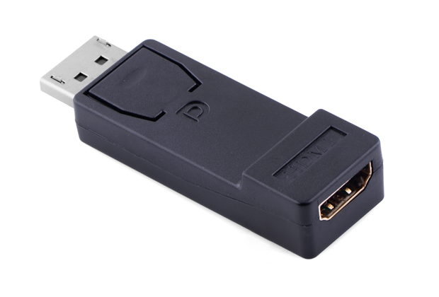 Адаптер переходник DisplayPort v1.2 20M - HDMI 1.4 19F 2K 60Hz 10 Гбит/с для подключения ТВ монитора