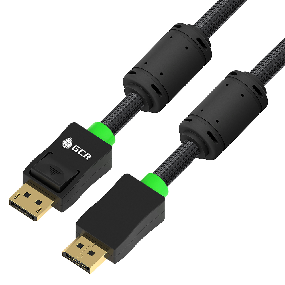 GCR PRO Кабель PROF DP v1.4 ферриты 8K 60Hz 32 Гбит/с ECO Soft капрон